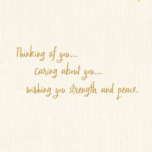 Comfort, Support, Courage Floral Wreath Get Well Card, 