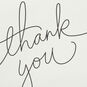 Black Script on White Thank You Notes Bulk Pack Cover Detail image number 3