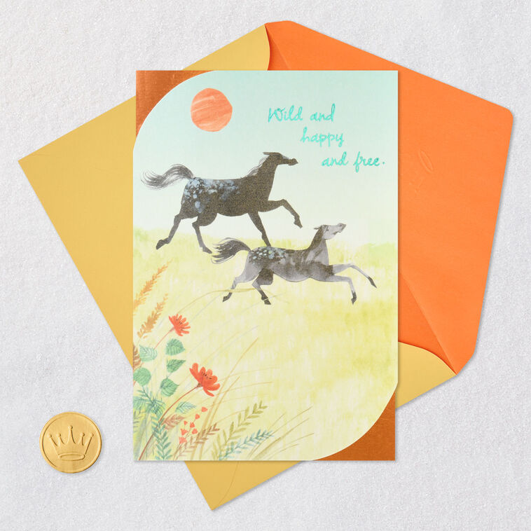 wild-happy-and-free-birthday-card-greeting-cards-hallmark for Free Printable Birthday Cards With Horses Wild, Happy and Free Birthday Card - Greeting Cards | Hallmark for Free Printable Birthday Cards With Horses
