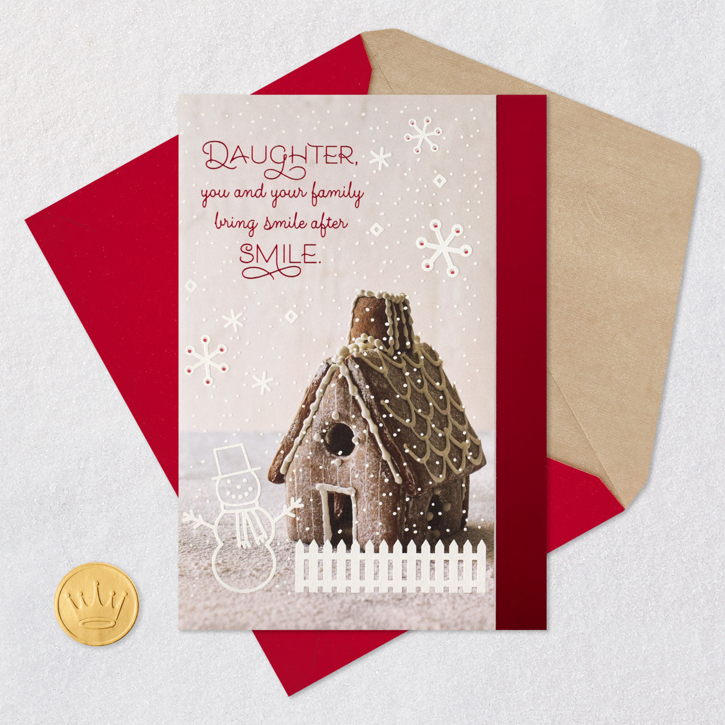 You Bring Smile After Smile Christmas Card for Daughter and Family for only USD 4.99 | Hallmark