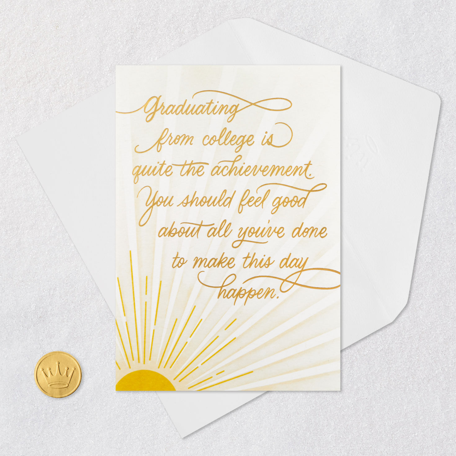 Quite the Achievement College Graduation Card, , large image number 5