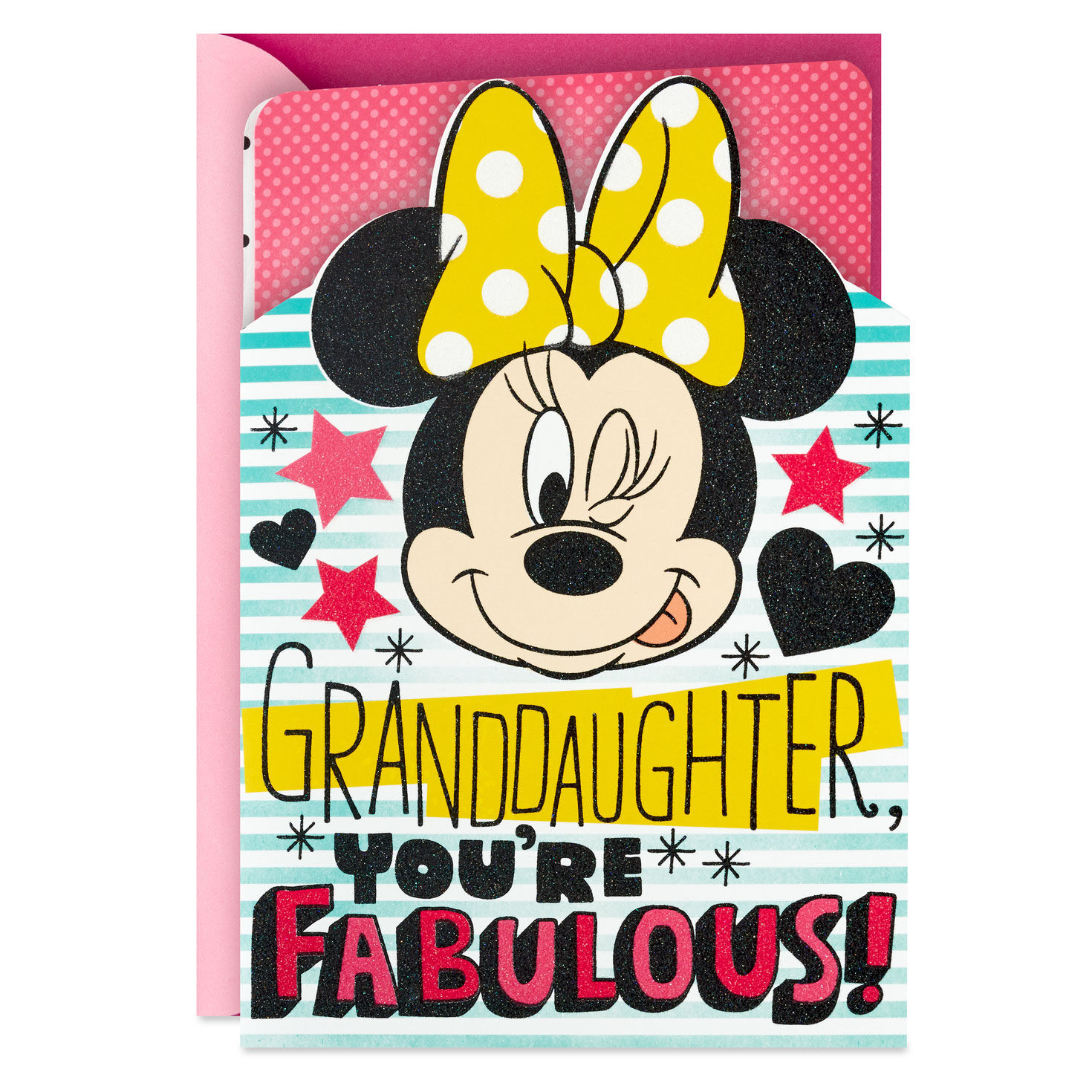 Hallmark 37 NIECE Birthday Card Disney Minnie Mouse Niece Happy Birthday card 