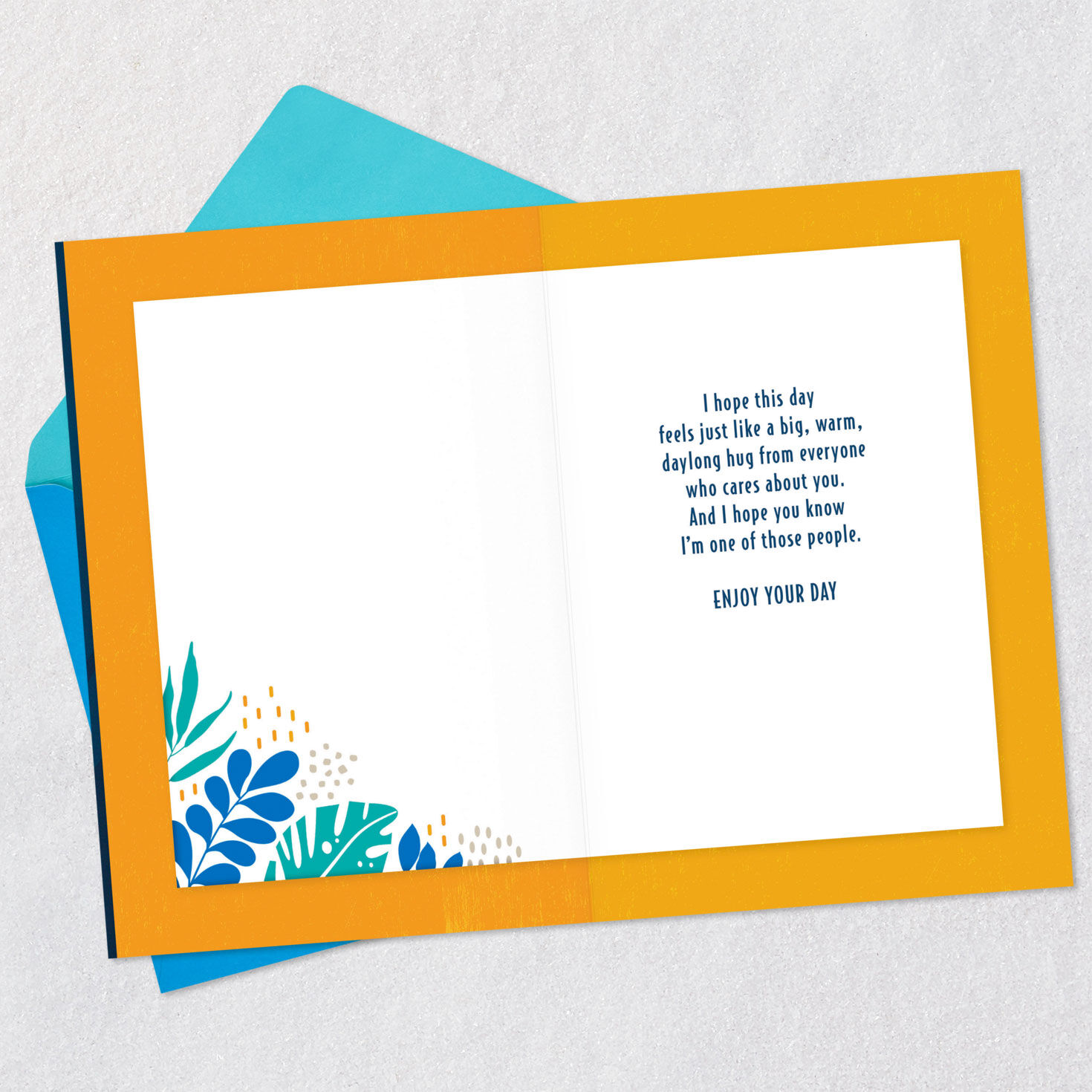 Botanical Leaves Father's Day Card for Father-in-Law Sentiment image number 3