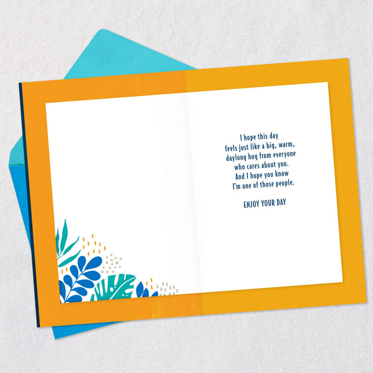 Botanical Leaves Father's Day Card for Father-in-Law Sentiment image number 3