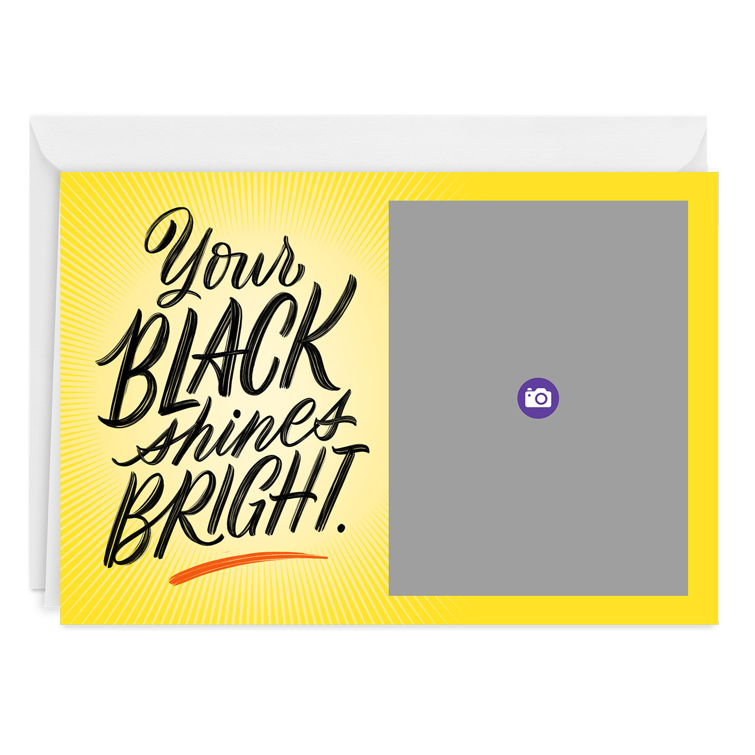 Your Black Shines Bright Custom Card, , large image number 3