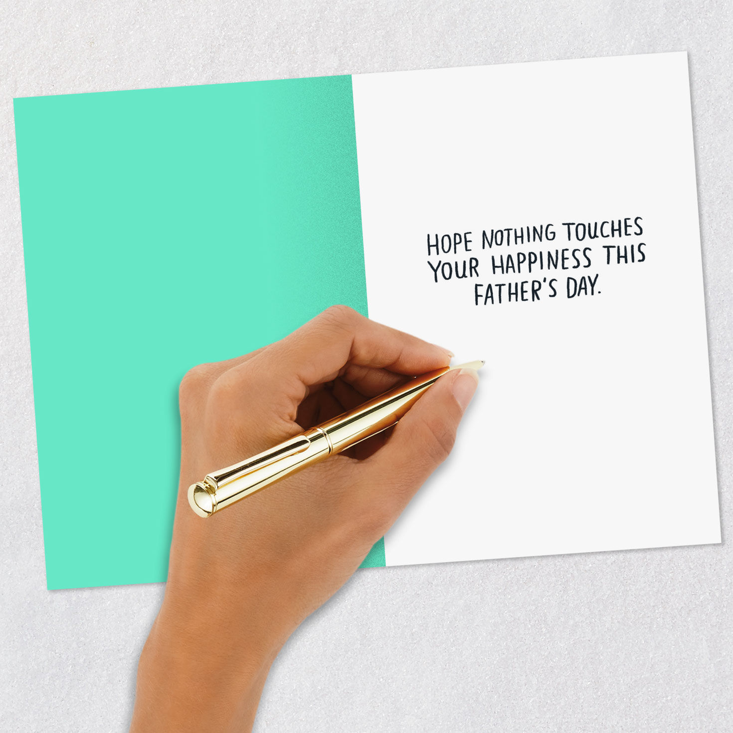 Dad Thermostat Wars Funny Father's Day Card Signing card image number 6