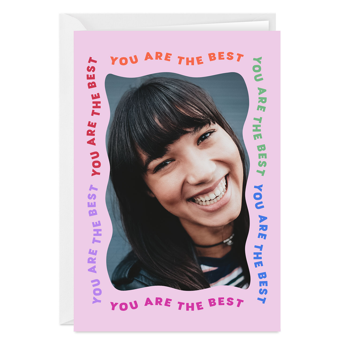 Personalized You’re the Best Frame Photo Card