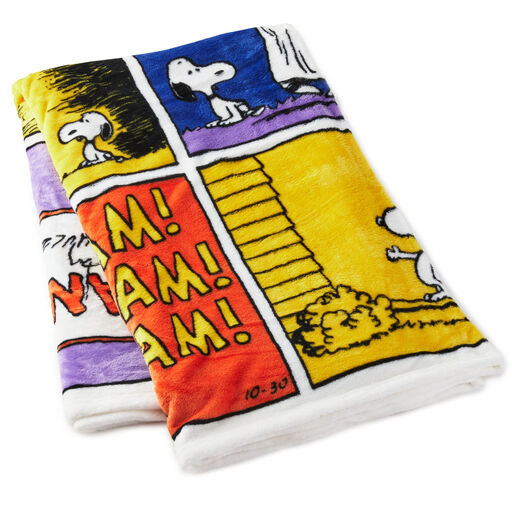 Peanuts® Trick-or-Treat Snoopy Comic Blanket, 50x60, 
