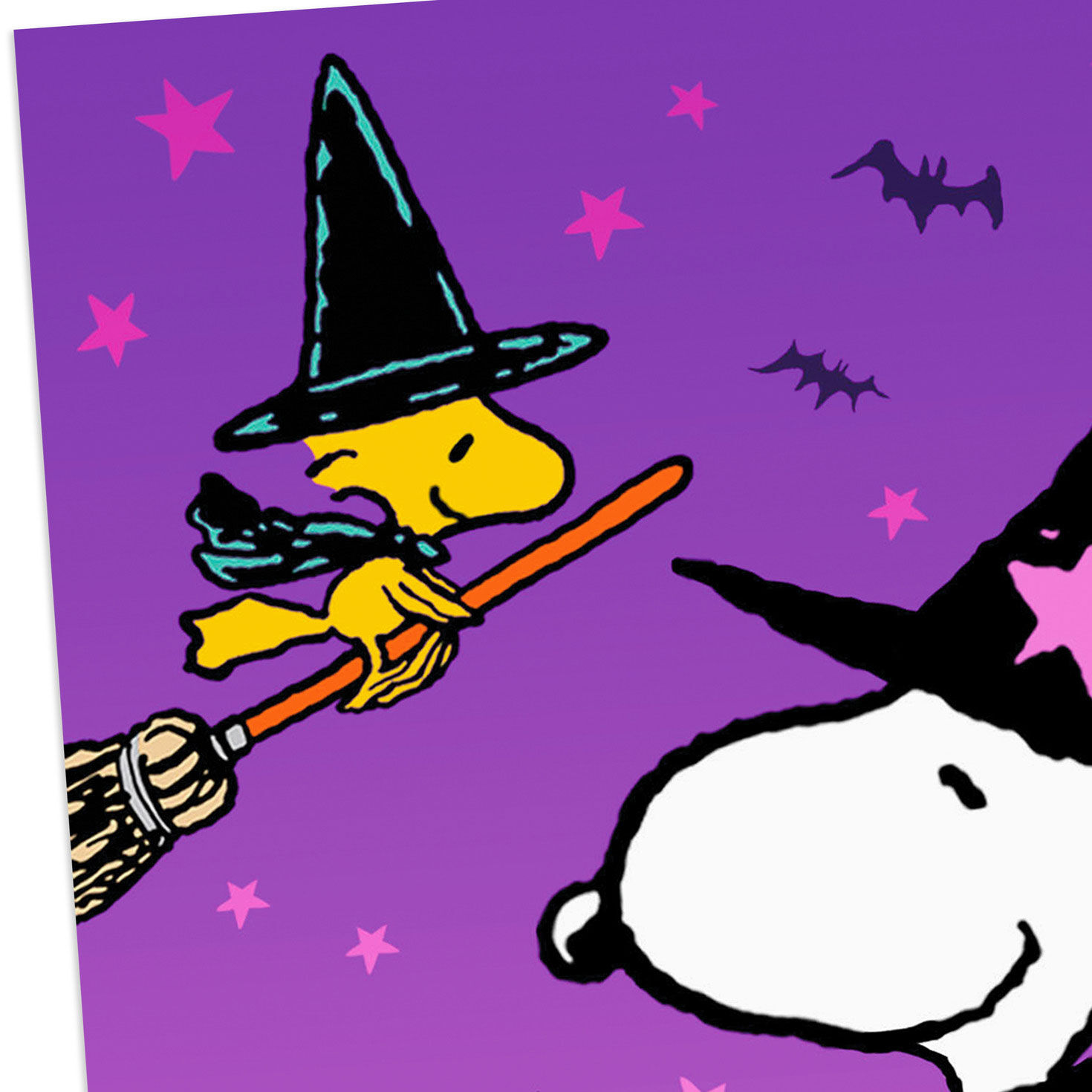 Snoopy Witch and Pumpkin Halloween Card Assortment Cover Detail image number 4