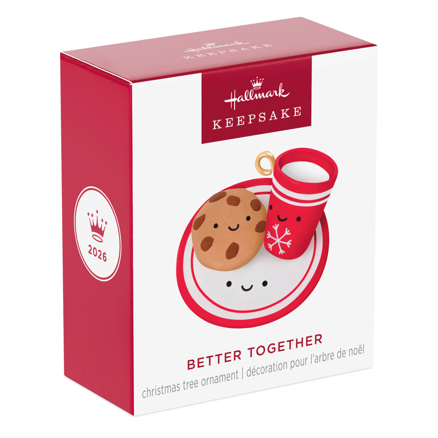 Milk Cookies on Plate Keepsake Ornament Package Front image number 7