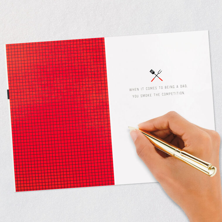 BBQ Fixings Father's Day Card Signing card image number 6