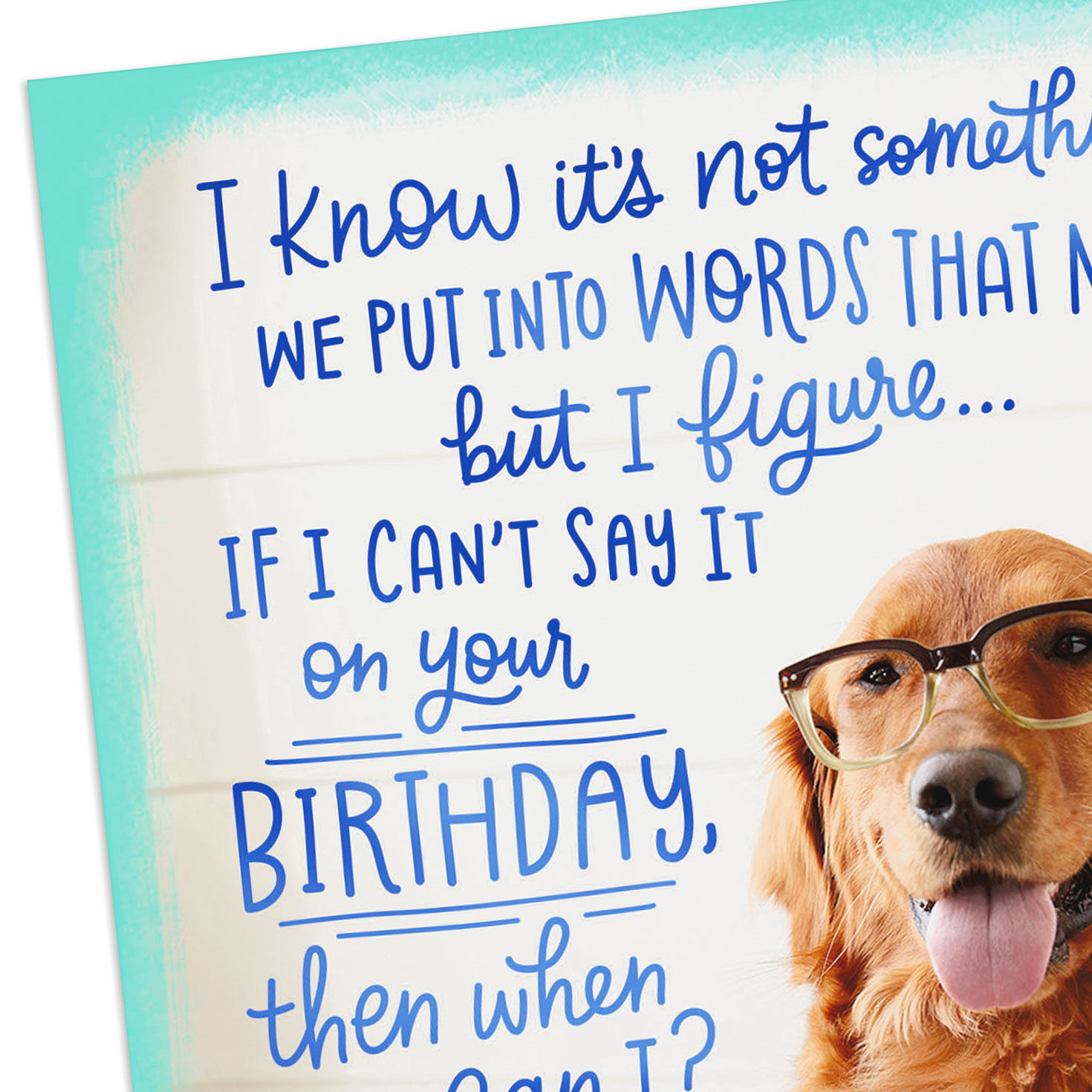Charming Dog in Glasses Birthday Card for Friend Card Front Detail image number 4