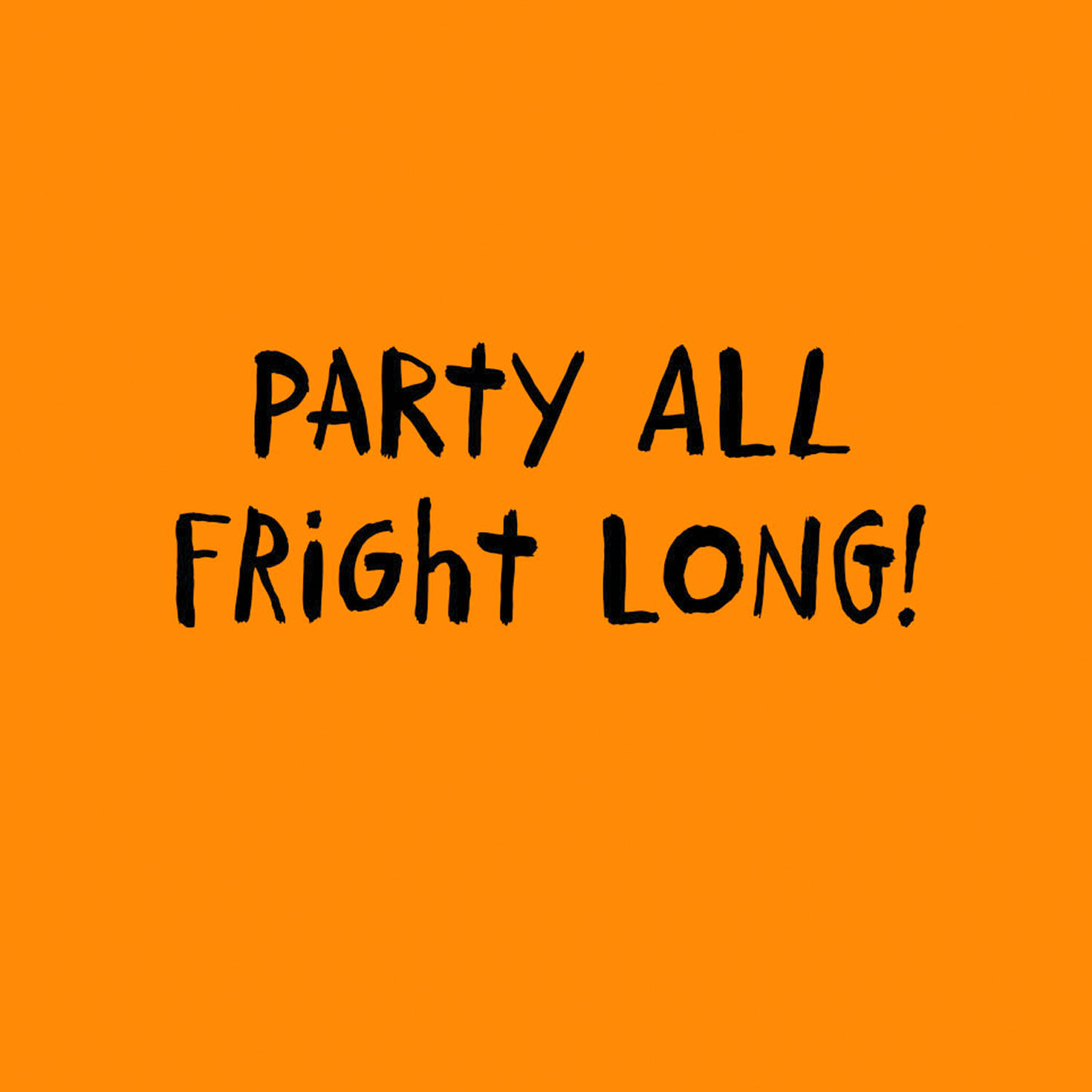 Party All Night Skull Halloween Card Sentiment image number 2