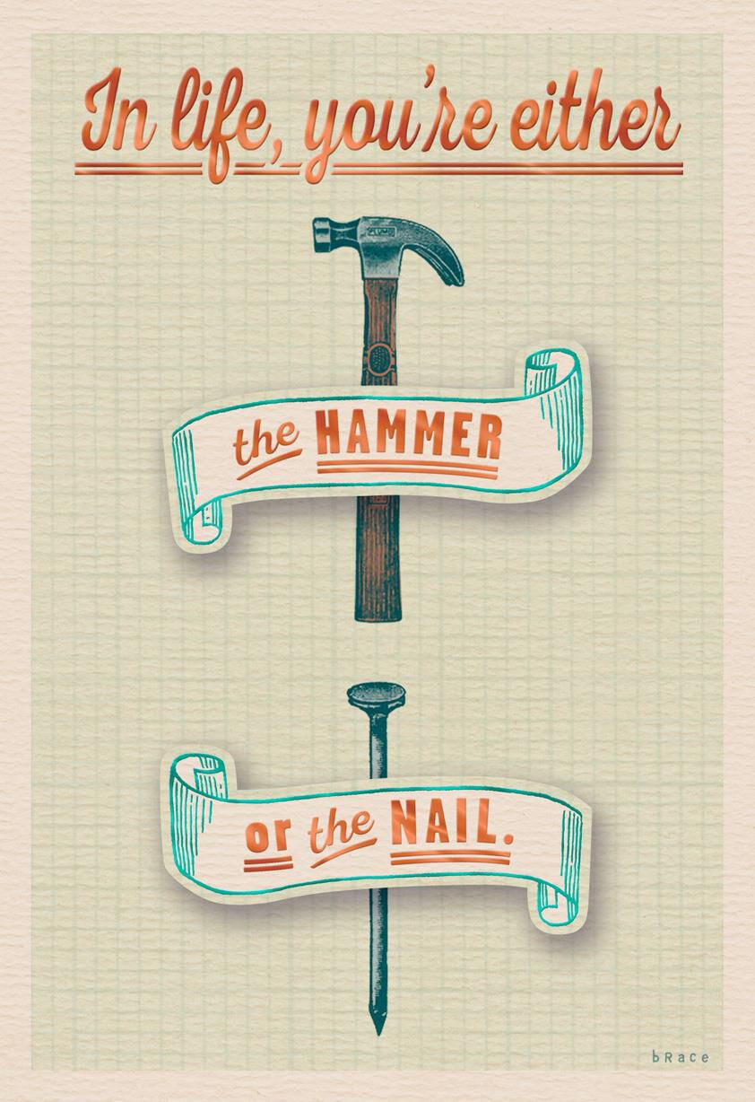 Hammered or Nailed Funny Birthday Card