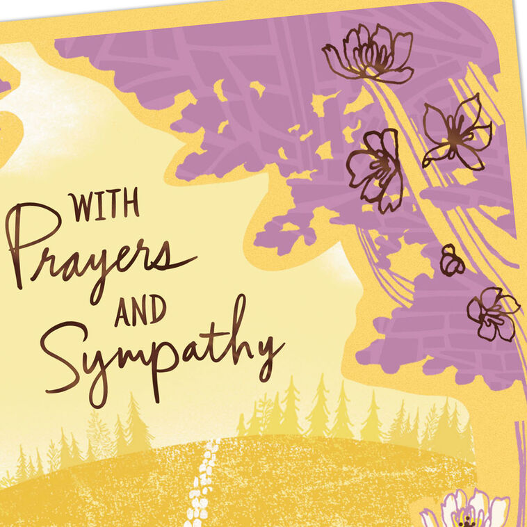 May Your Heart Be Assured Religious Sympathy Card, , large image number 5