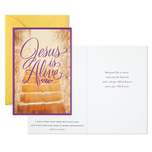 Sunlit, Rock-Hewn Steps Easter Cards, Pack of 6, 