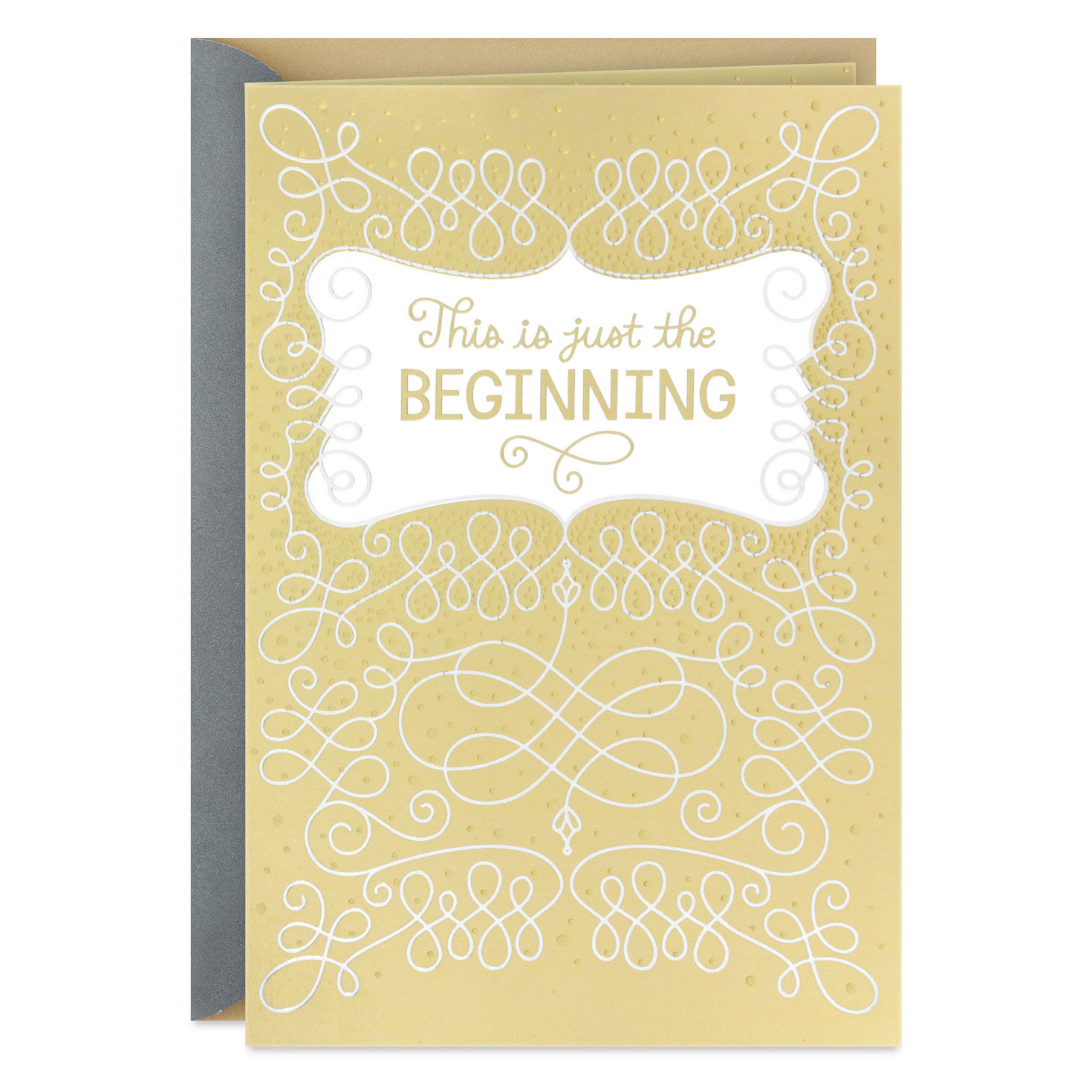 This Is Just the Beginning Congratulations Card