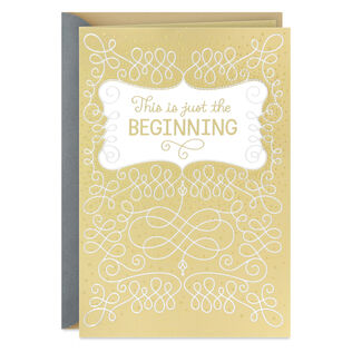 This Is Just the Beginning Congratulations Card