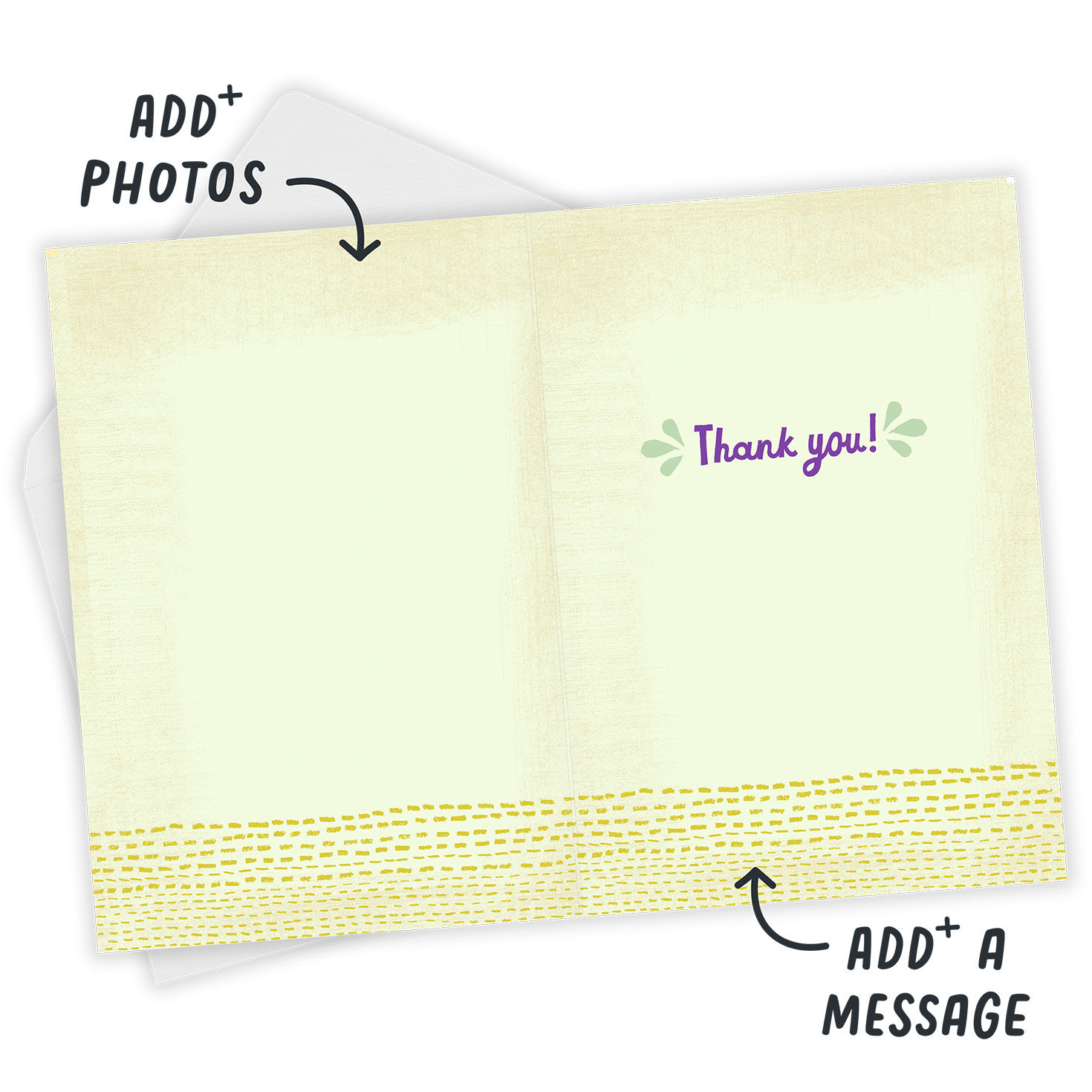 Simply Said Custom Thank-You Card, , large image number 3