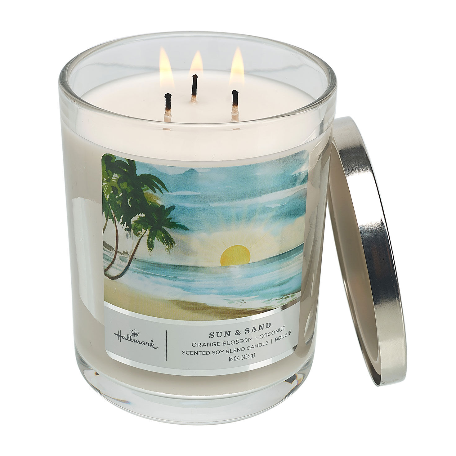 Sun and Sand Scented 3-Wick Candle, 16 oz. for only USD 29.99 | Hallmark