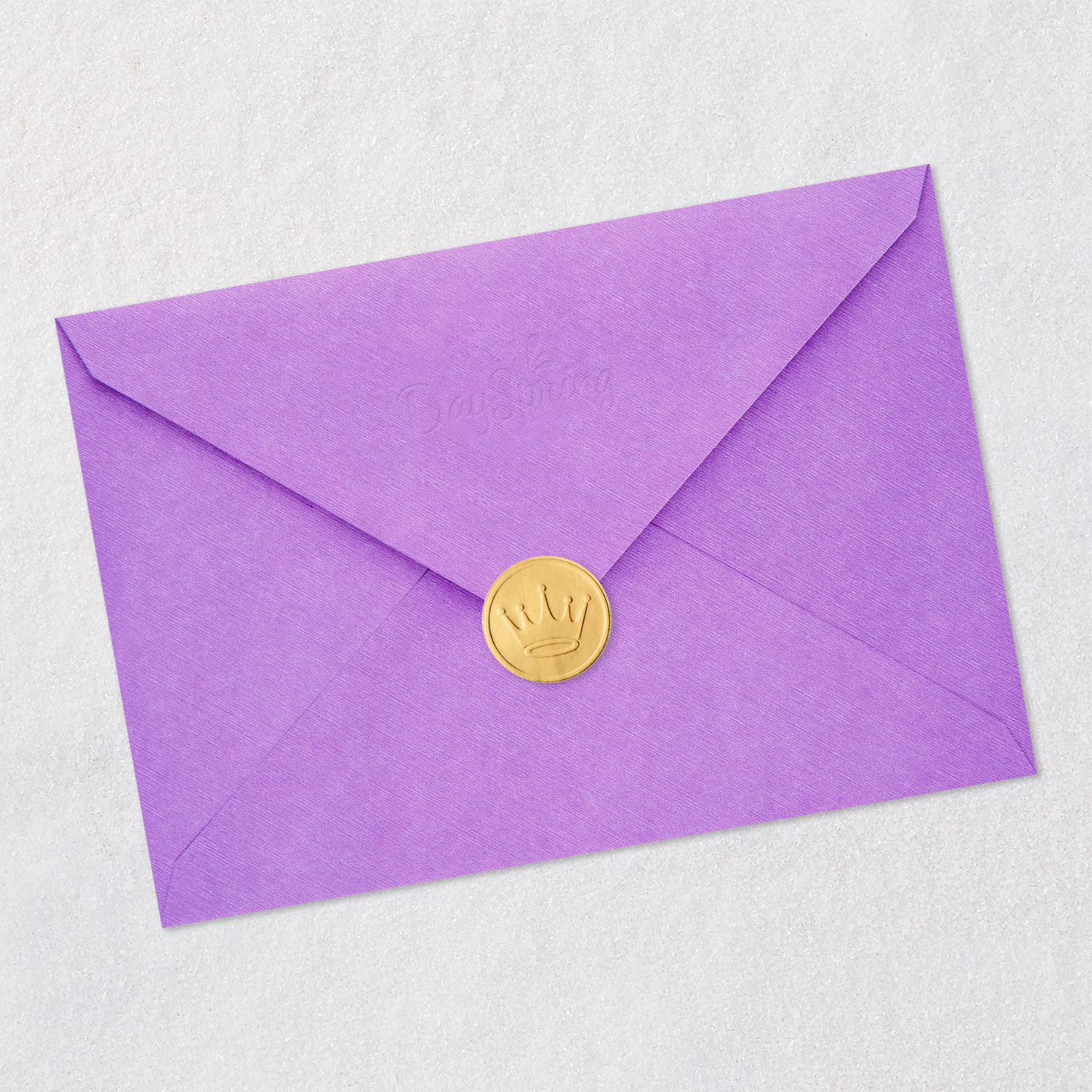 Flowers on Blue Religious Mother's Day Card for Mom Envelope Back with Seal image number 8