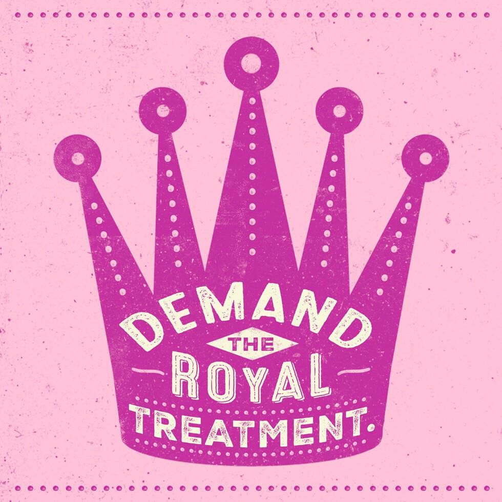 Royal Treatment Crown Musical Birthday Card