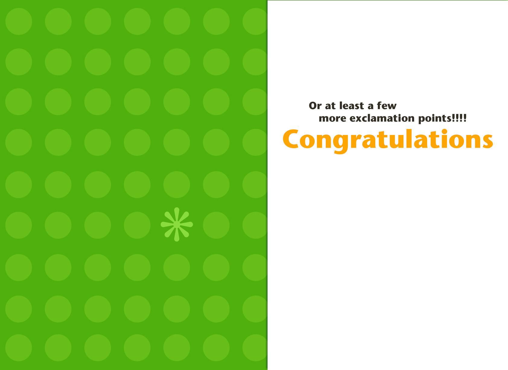 Time for a Celebration Musical Congratulations Card