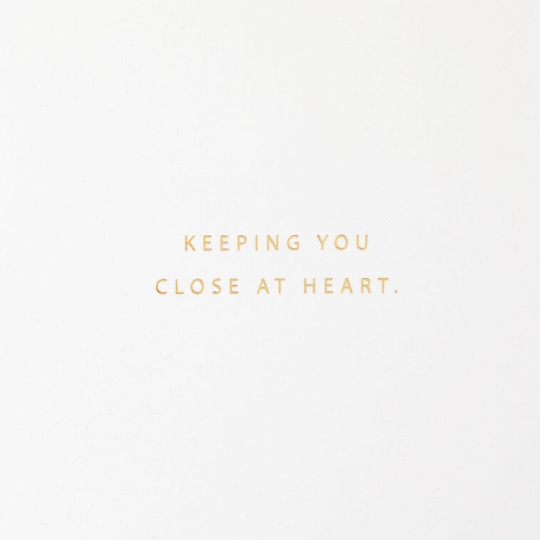Keeping You Close at Heart Sympathy Card, , large image number 2