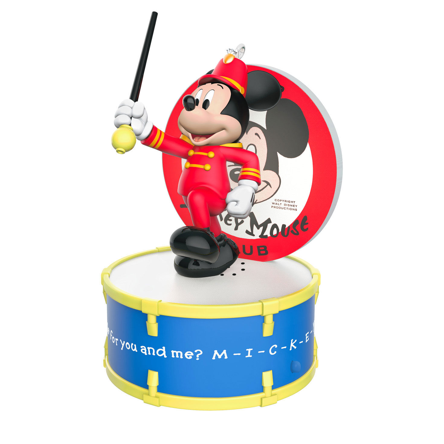 Disney The Mickey Mouse Club 70 Years of Music and Fun Musical Ornament With Light