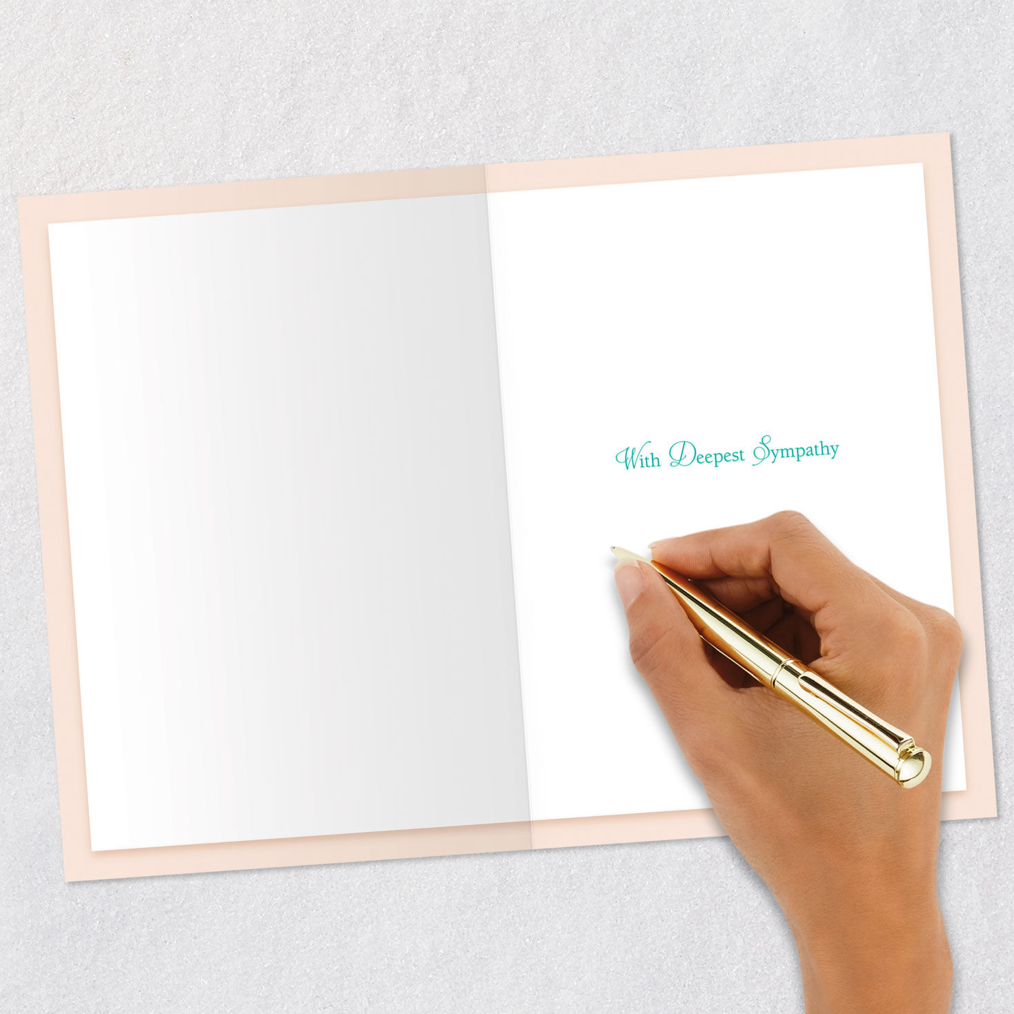 Butterfly and Flowers 99-cent Sympathy Card Signing card image number 6