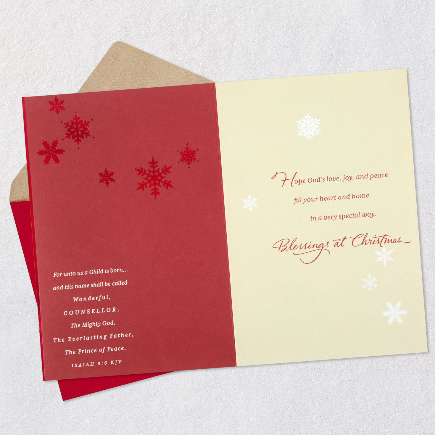 God's Love, Joy and Peace Religious Christmas Card for only USD 5.99 | Hallmark