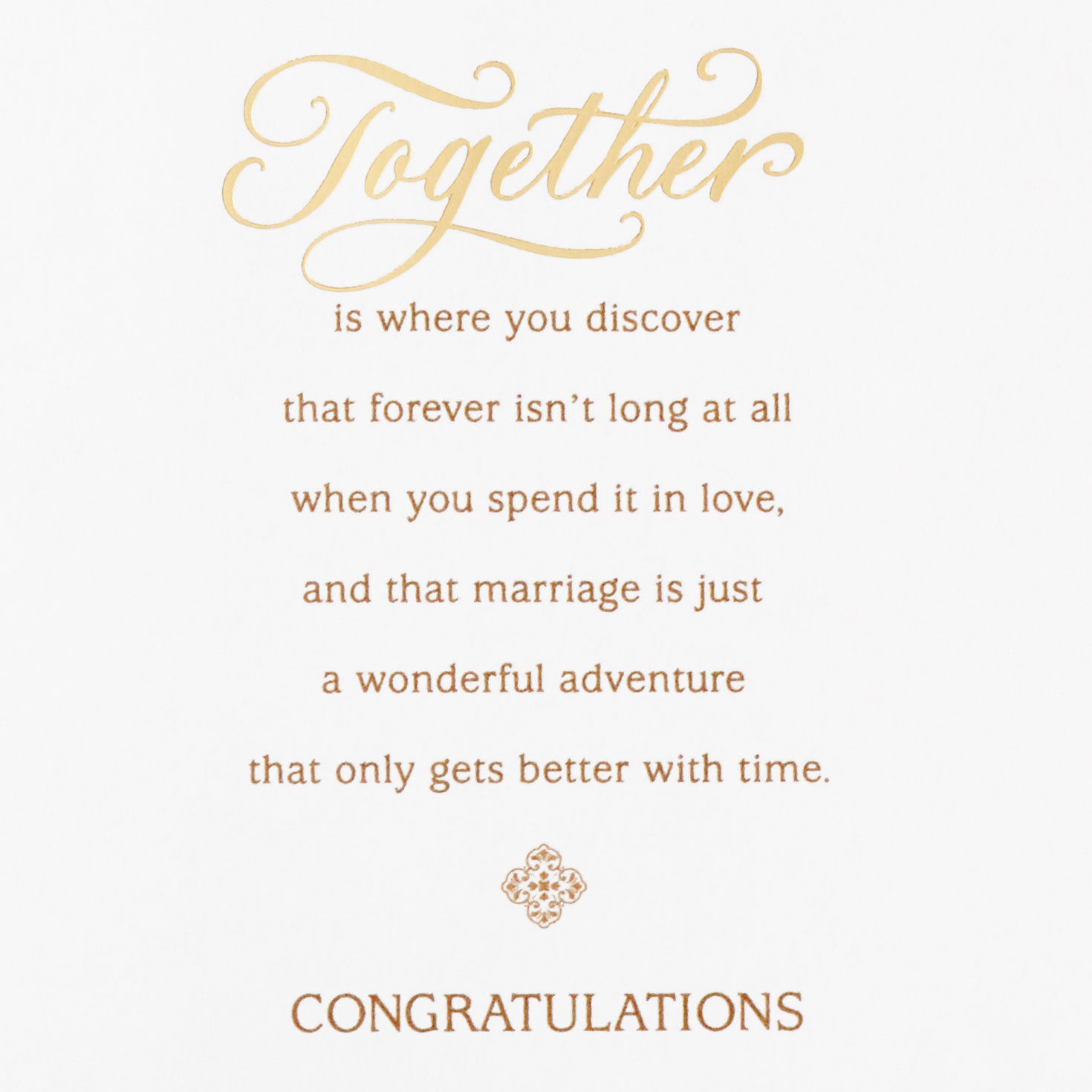 You Belong Together Wedding Card for only USD 4.59 | Hallmark