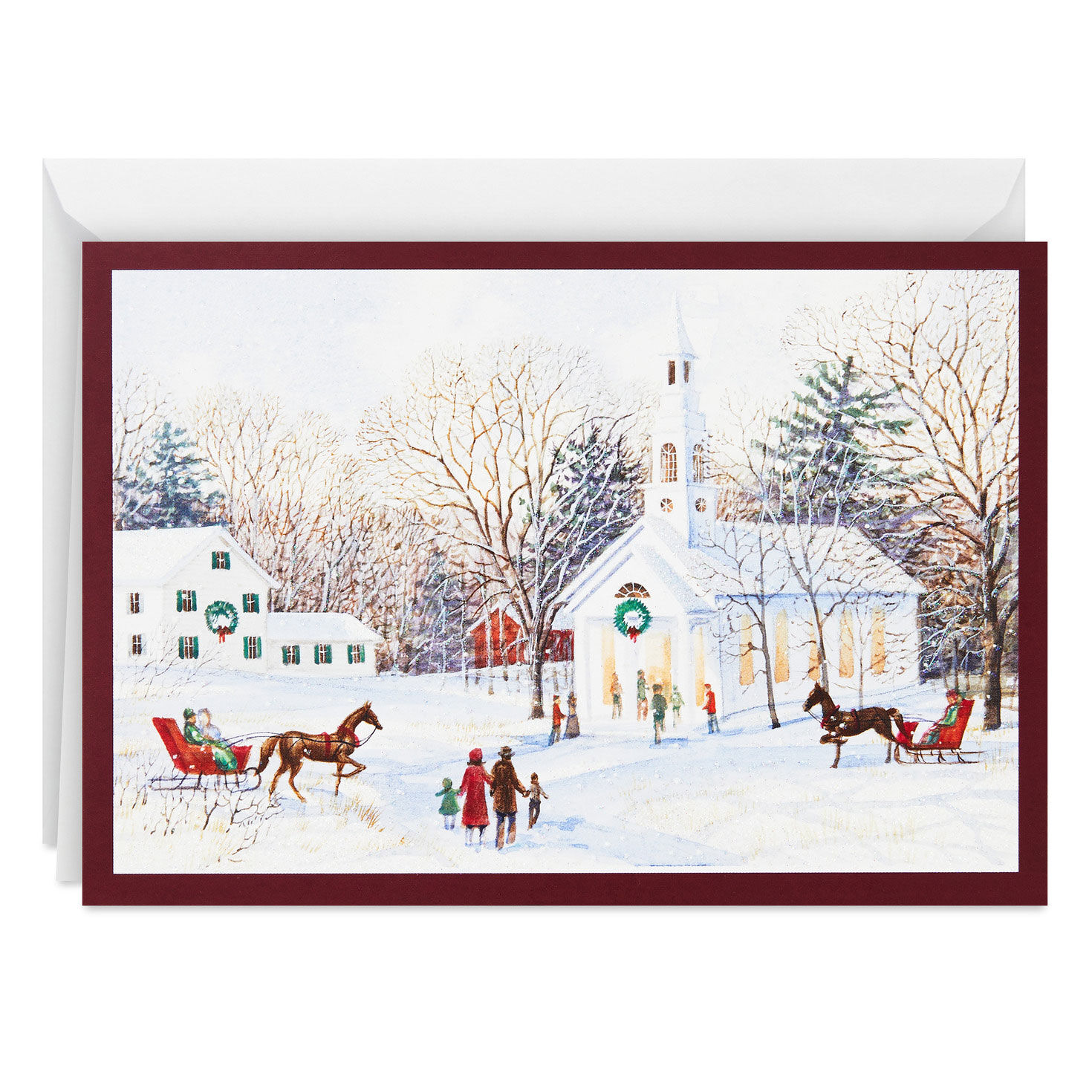 Country Church Pure Joy Boxed Christmas Cards, Pack of 40 for only USD 15.49 | Hallmark
