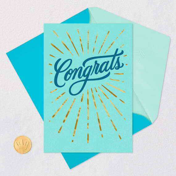 You Deserve This Moment Video Greeting Congratulations Card, , large image number 7