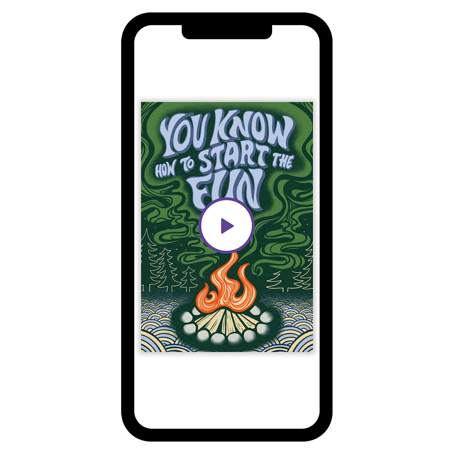 You Start the Fun Campfire eCard