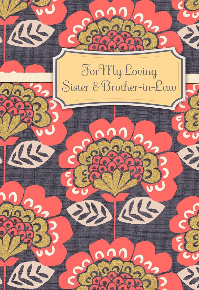 For My Sister and Brother-in-Law Anniversary Card