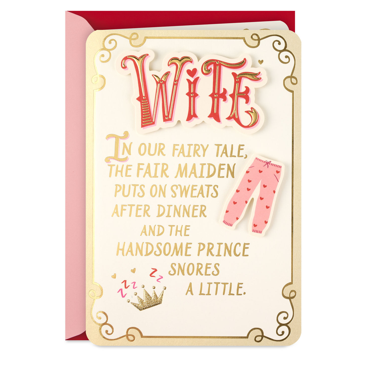 Happily Ever After Funny Valentine's Day Card for Wife