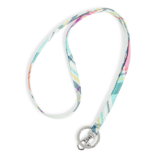 Vera Bradley Lanyard in Pastel Plaid, 