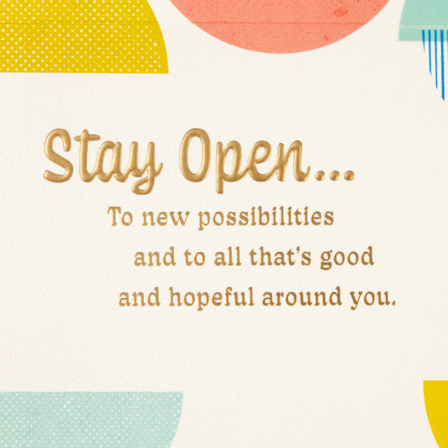 Stay Open, Focused and Positive Birthday Card for Daughter, , large image number 2