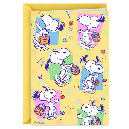 Peanuts® Snoopy Easter Beagle Easter Card, 