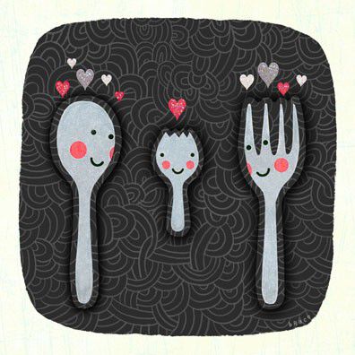 Baby Spork Funny Congratulations Card
