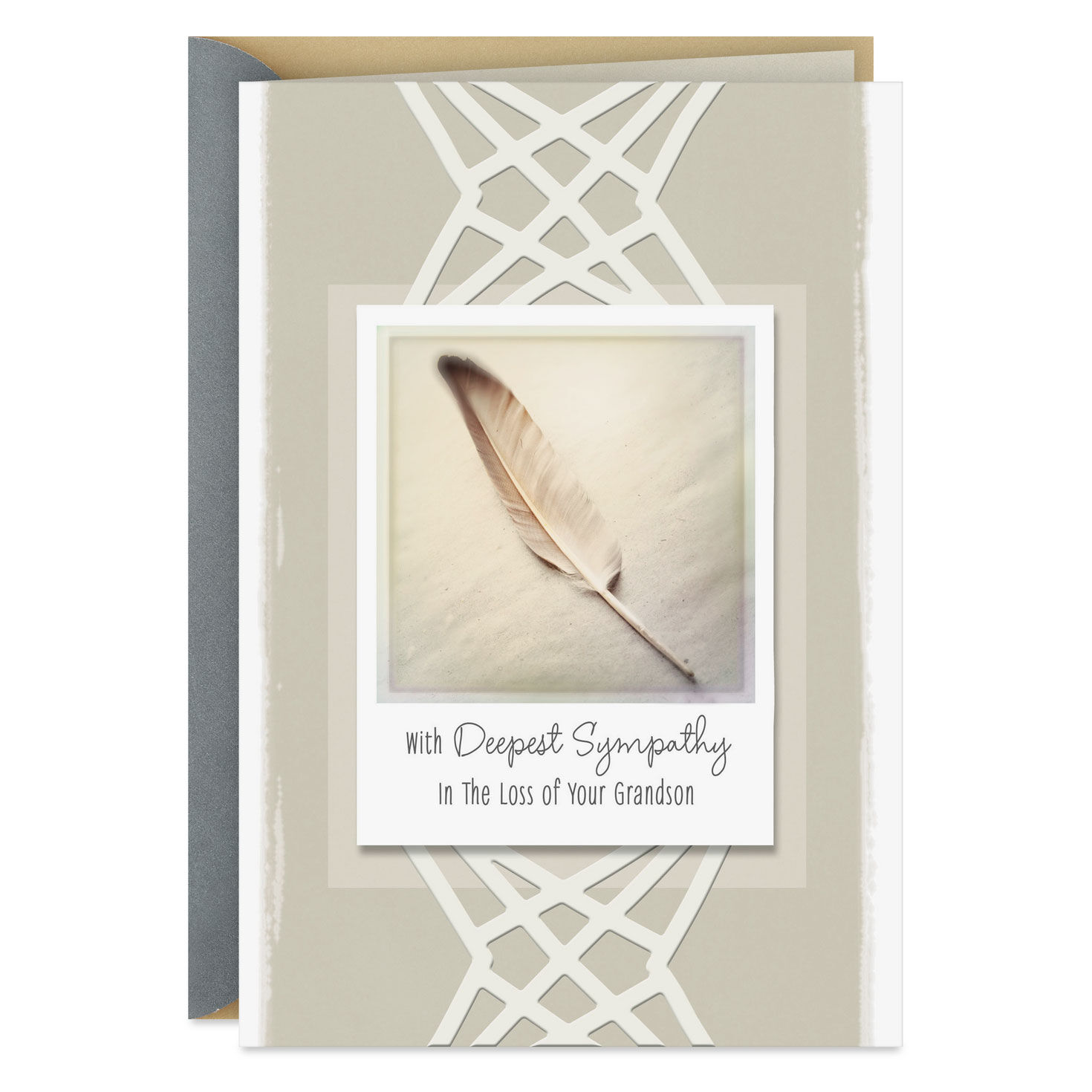 Thinking About You Sympathy Card for Loss of Grandson