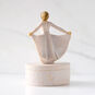Butterfly Dress Girl on Lidded Keepsake Box back image number 2