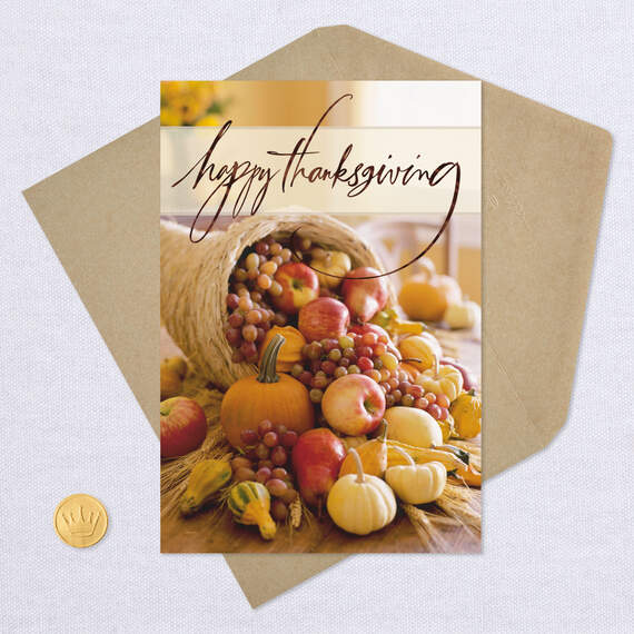 Goodness of the Season Happy Thanksgiving Card, , large image number 5