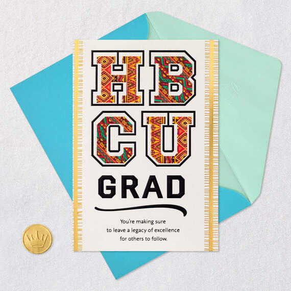 Your Legacy of Excellence HBCU Graduation Card, , large image number 5