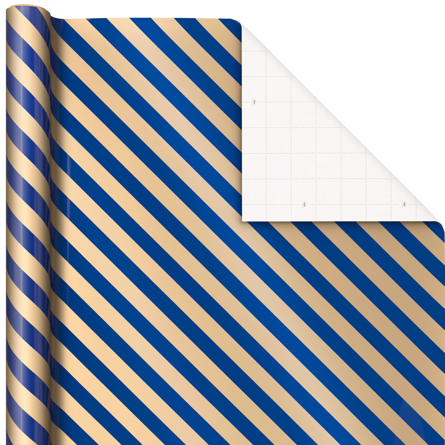 Navy and Gold 3-Pack Wrapping Paper, 105 sq. ft. total for only USD 19.99 | Hallmark
