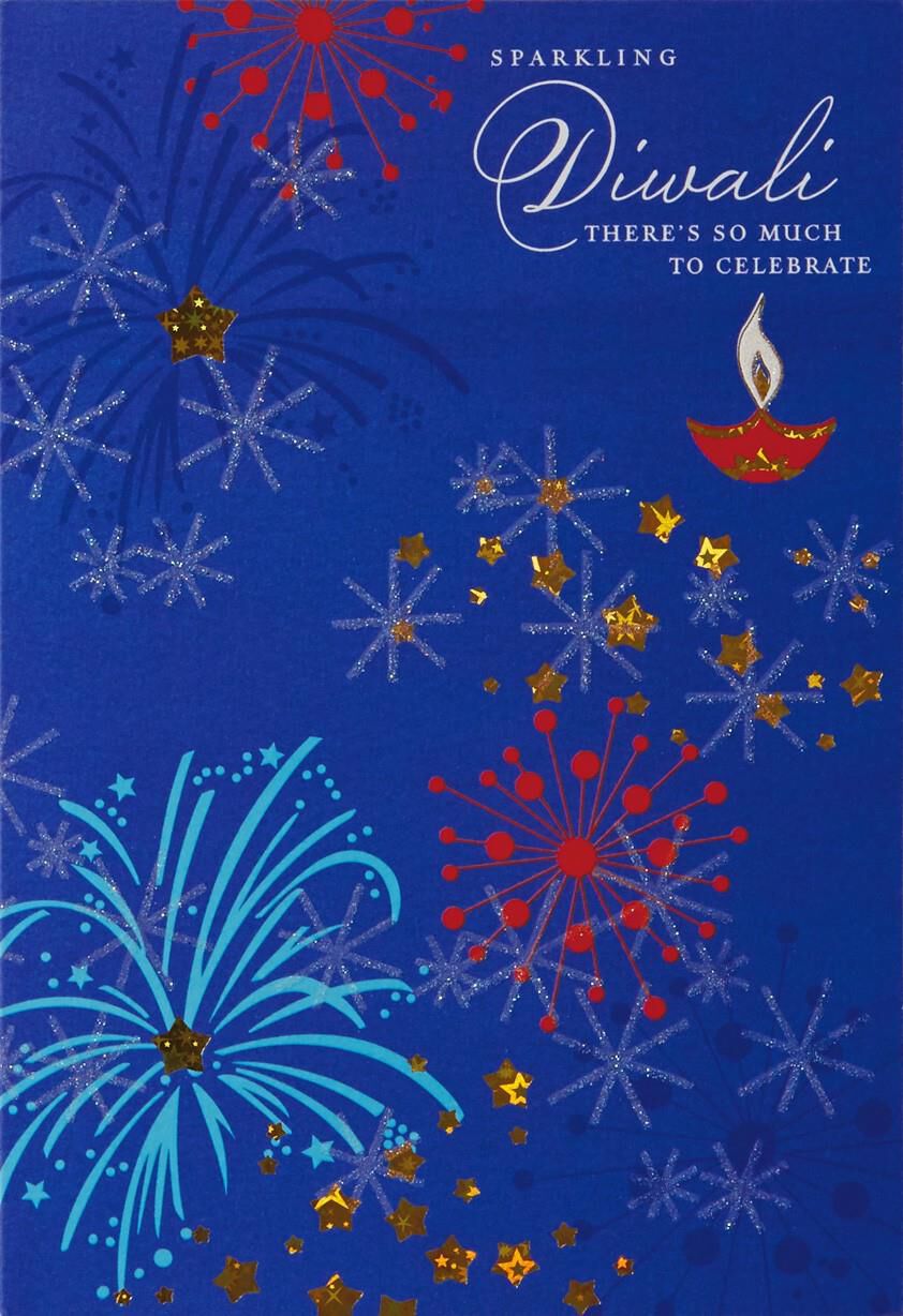 Sparkling Diwali Card