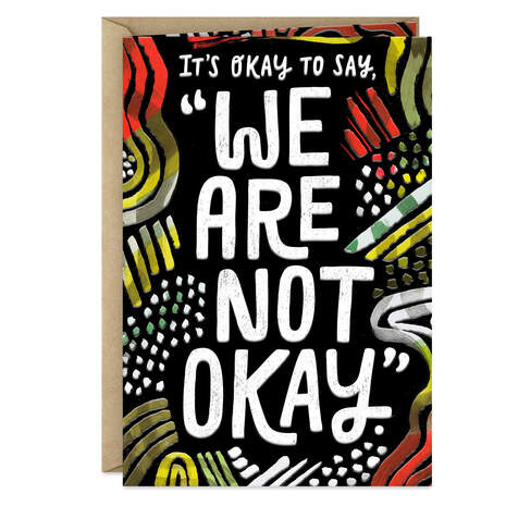 Okay to Not Be Okay Encouragement Card, , large