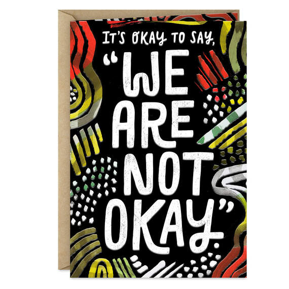 Okay to Not Be Okay Encouragement Card, , large image number 1