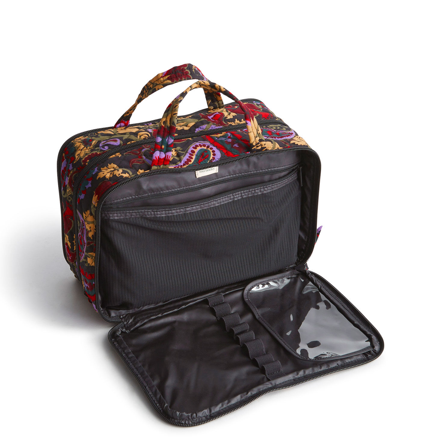 レビュー高評価の商品！ Vera Bradley Ultimate Travel Case in Midnight Garden Paisley バッグ